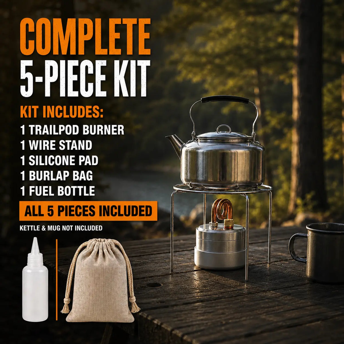 TrailPod™ Compact Alcohol Burner