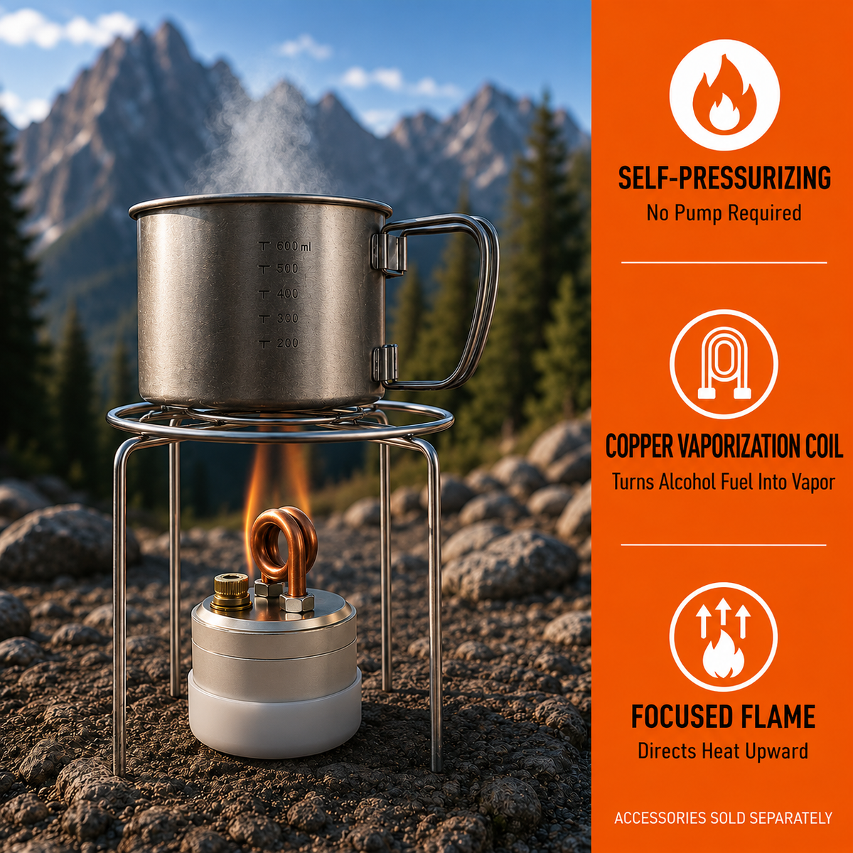 TrailPod™ Compact Alcohol Burner