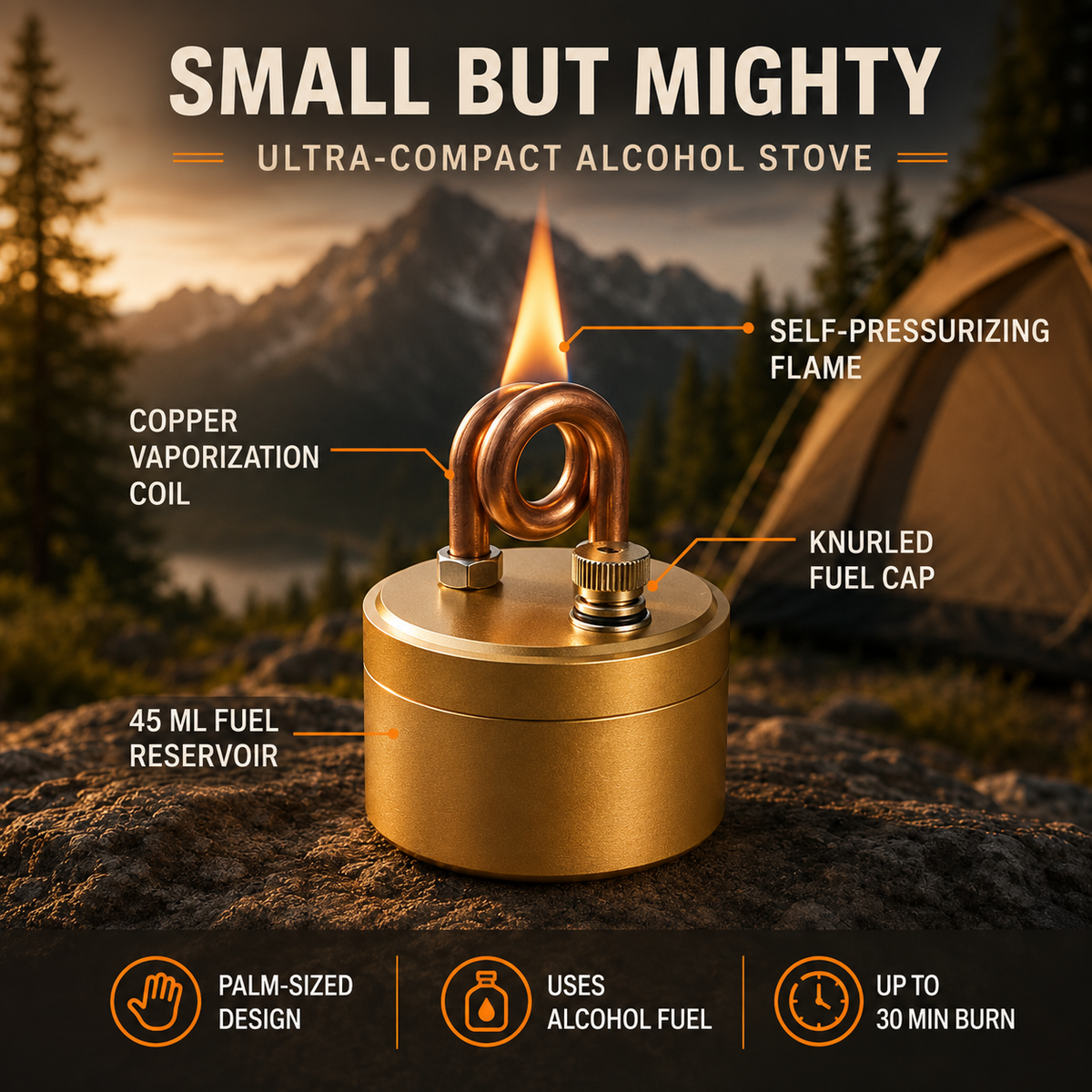 TrailPod™ Compact Alcohol Burner